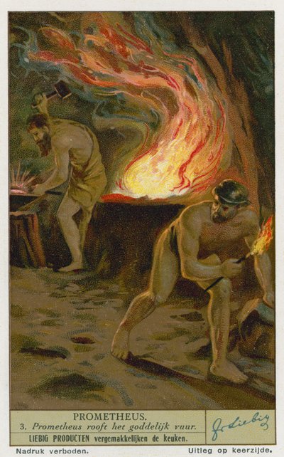 Prometeo robando el fuego de los dioses de European School